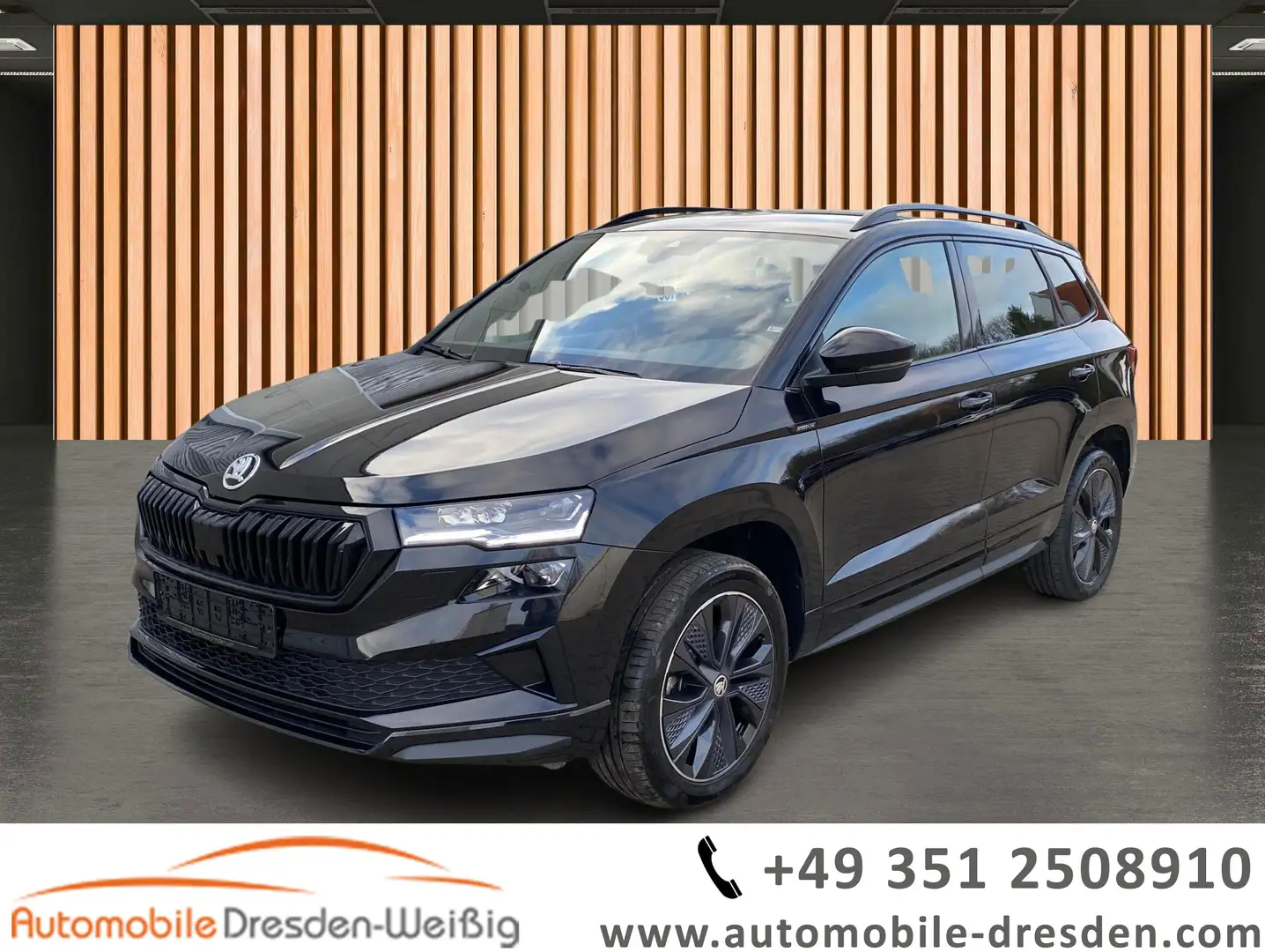 Skoda Karoq 1.5 TSI DSG Sportline*Kessy*DAB*LED Noir - 1