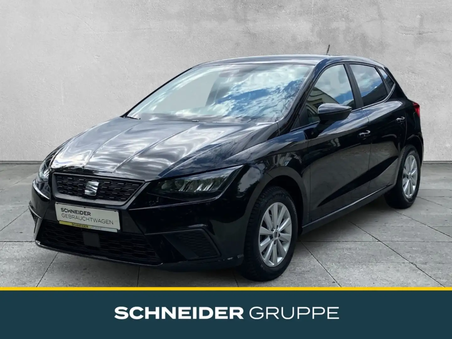 SEAT Ibiza 1.0 TSI Style LED+NAVI+SHZ Schwarz - 1
