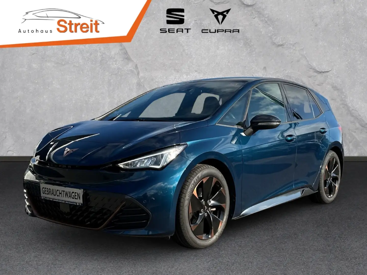 CUPRA Born 150 KW 58 kWh HEAT PUMP BEATS ACC RFK MASSAGE SITZ Blau - 1