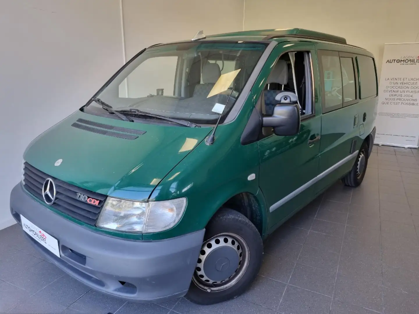 Mercedes-Benz Vito VITO 110 D - CAMPING CAR Zelená - 1