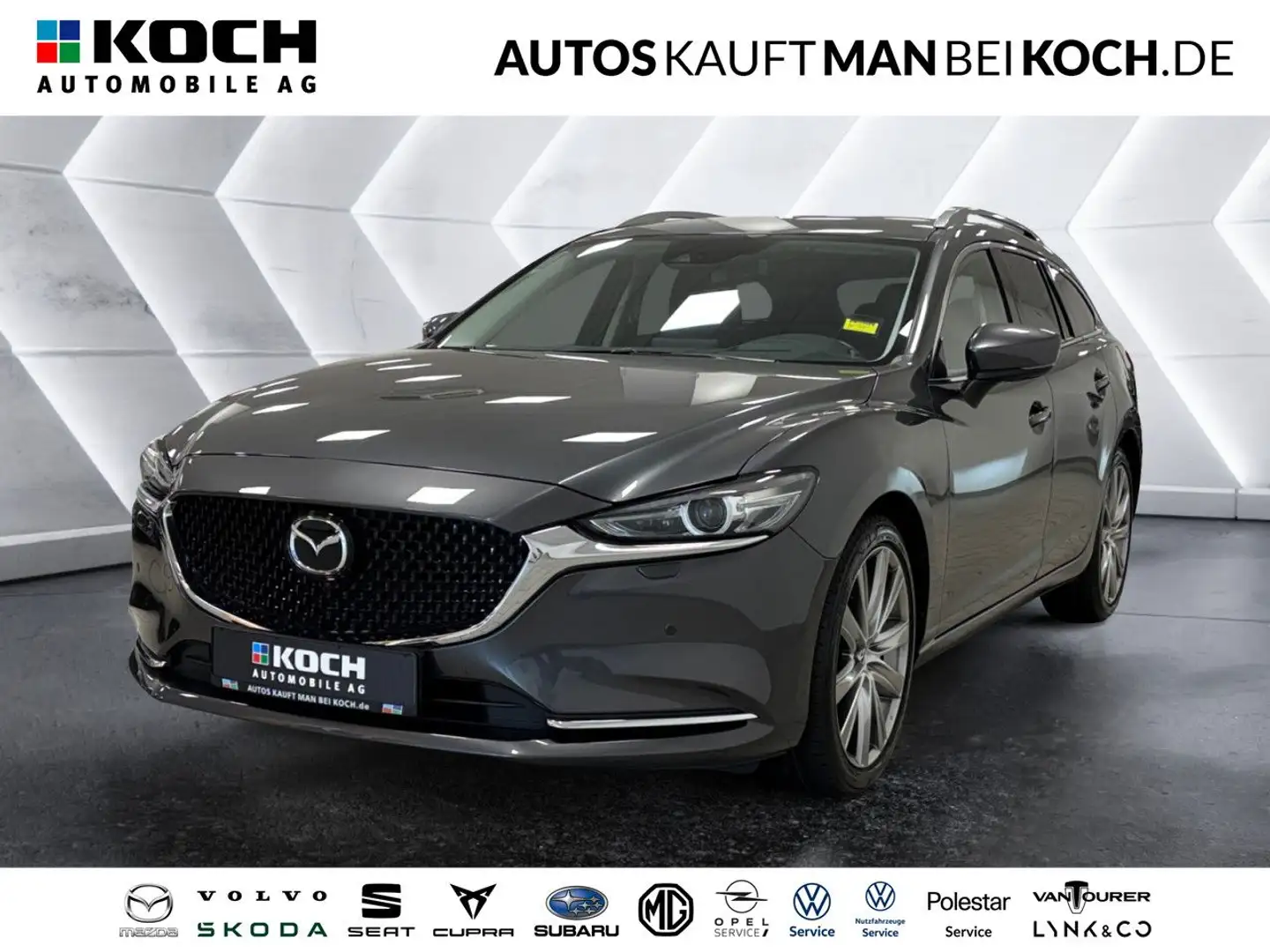Mazda 6 SKY-G 194PS AT Exclusive NAV LED ACC Bose Grau - 1