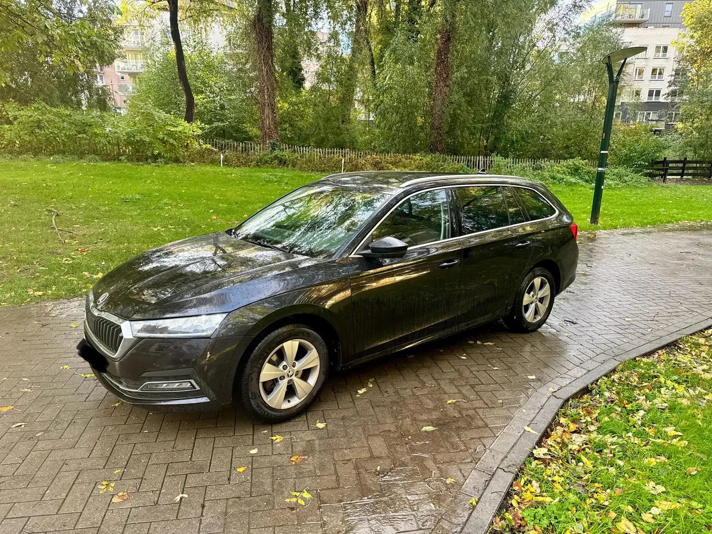 Skoda Octavia Octavia SW 2.0 TDi SCR Ambition DSG Zwart - 2