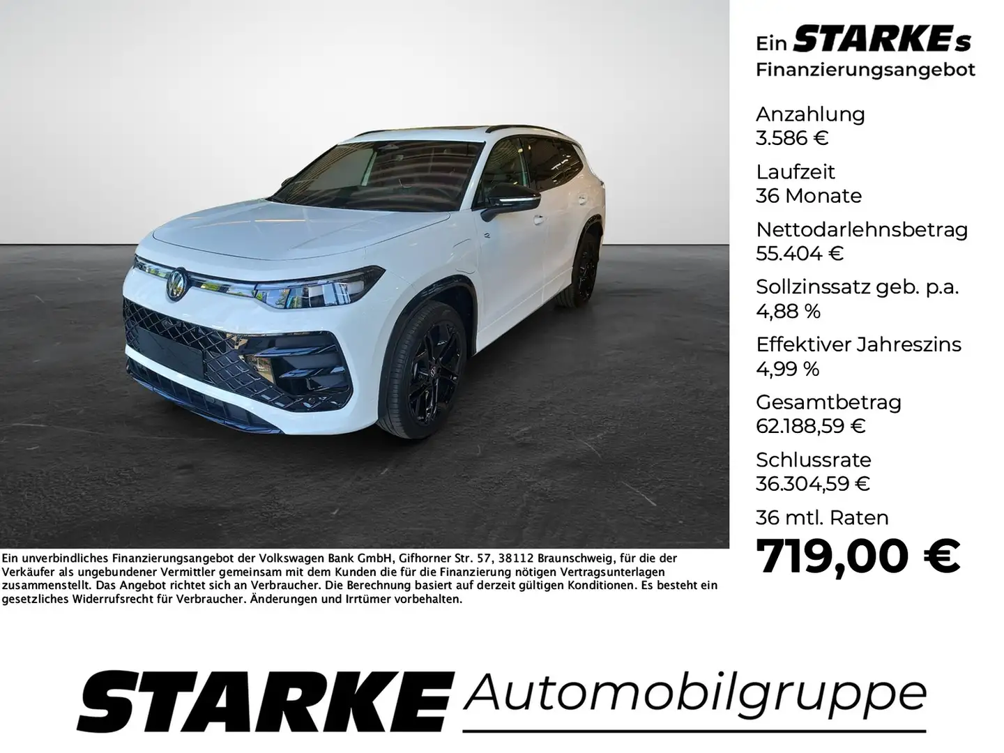 Volkswagen Tayron 1.5 TSI DSG eHybrid R-Line Weiß - 1