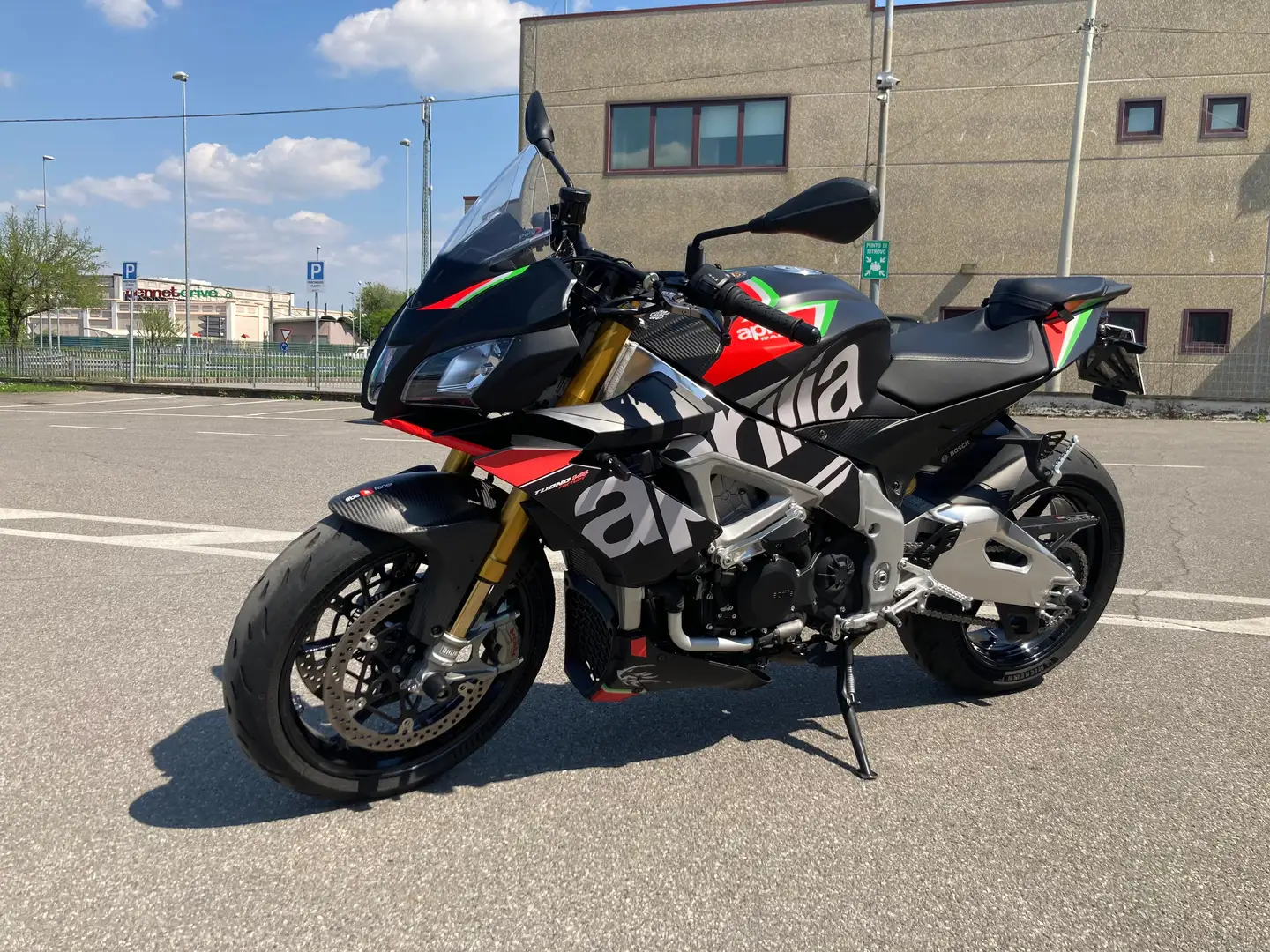 Aprilia Tuono v4 factory sospensioni elettroniche +scarico Negru - 1