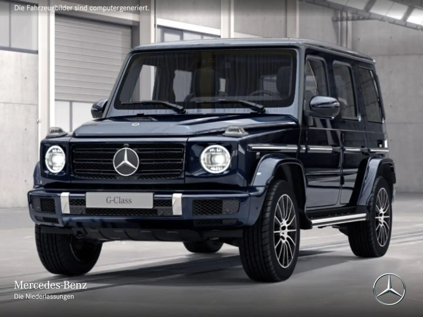 Mercedes-Benz G 350 d AMG+360+MULTIBEAM+FAHRASS+20"+SPUR+TOTW+9G Bleu - 2