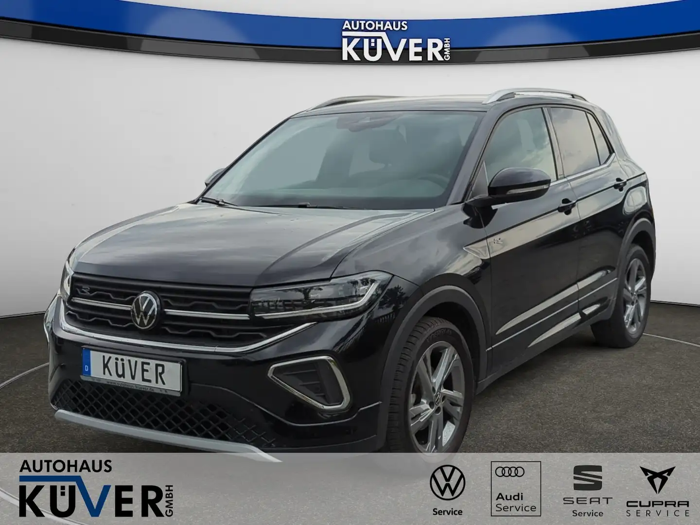 Volkswagen T-Cross R-Line 1,5 TSI DSG Navi+ACC+Matrix+AHK Noir - 1