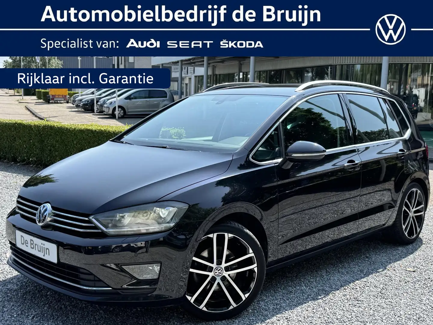 Volkswagen Golf Sportsvan 1.4 TSI 150pk Highline (Trekhaak,Navi,Pdc,Clima) Zwart - 1