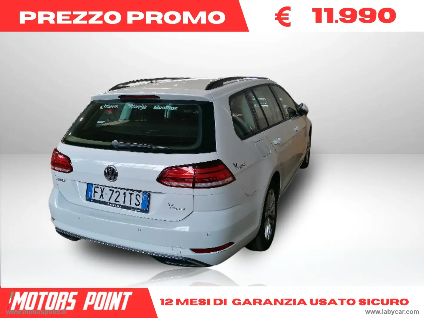 Volkswagen Golf Variant 1.6 TDI 115CV Business BMT Blanc - 2