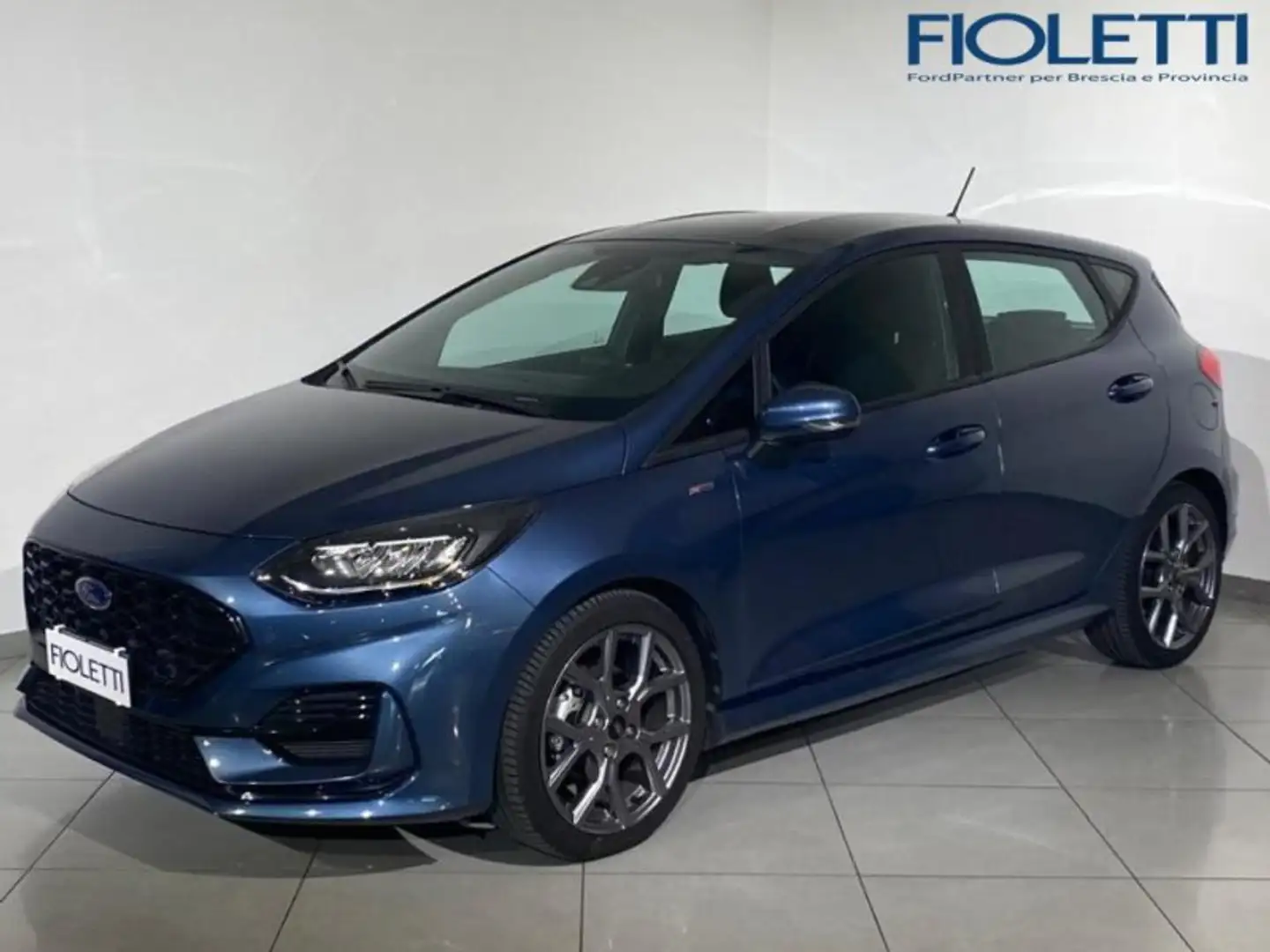 Ford Fiesta 7ª SERIE 1.0 ECOBOOST HYBRID 125 CV 5 PORTE ST-LI Bleu - 1