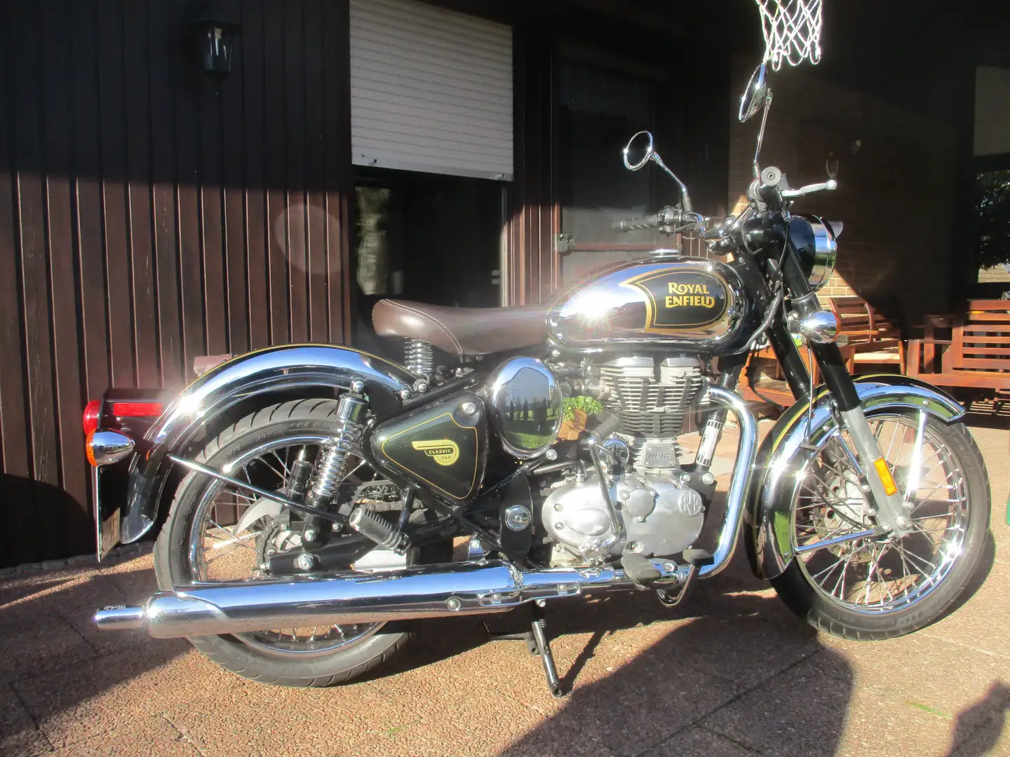 Royal Enfield Bullet 500 Classic Chrom EFI Verde - 1