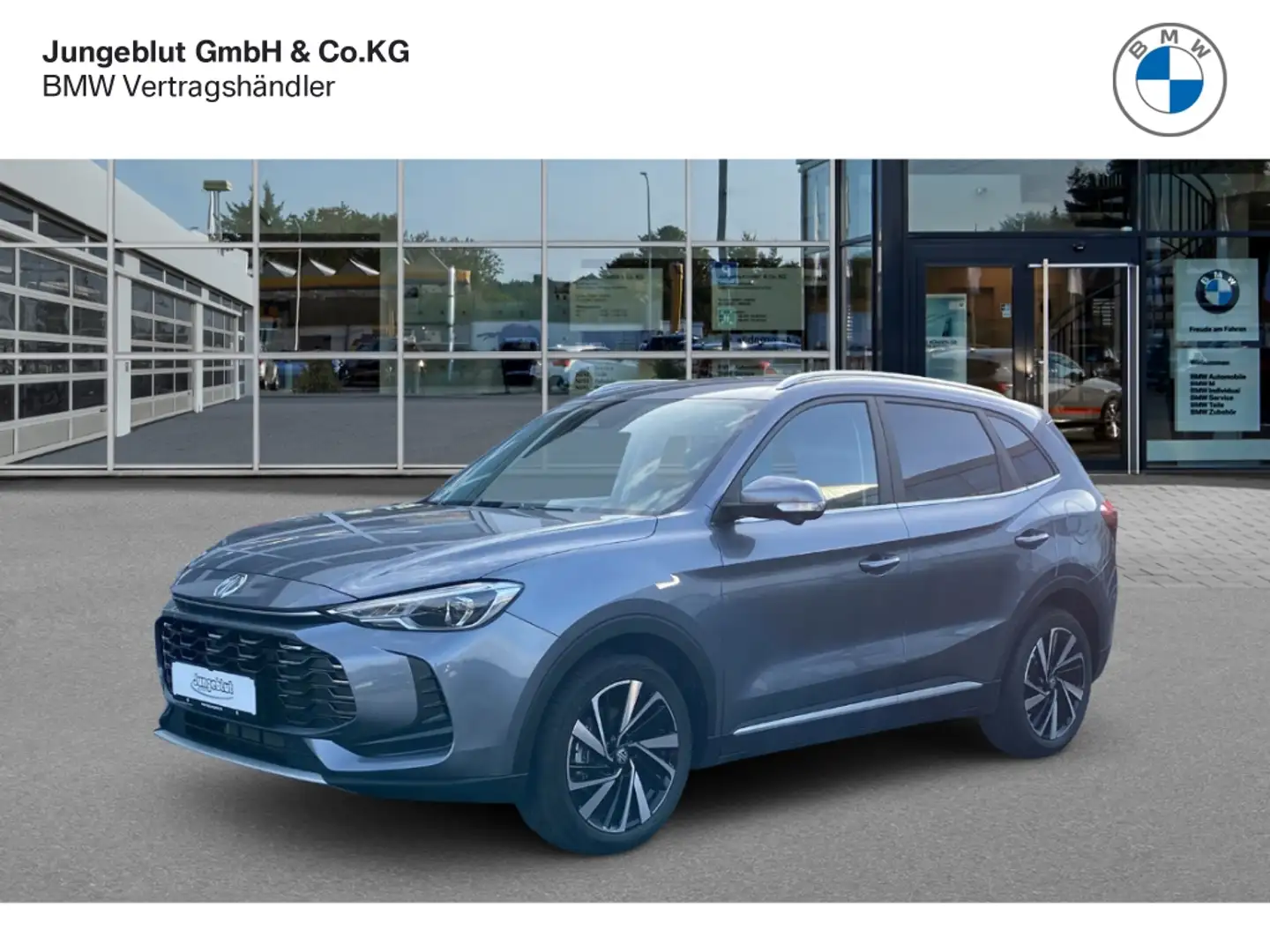 MG ZS 1.5 Hybrid+ 145 kW Luxury AHK+LED+Sitzhzg+360°Kame Gris - 1