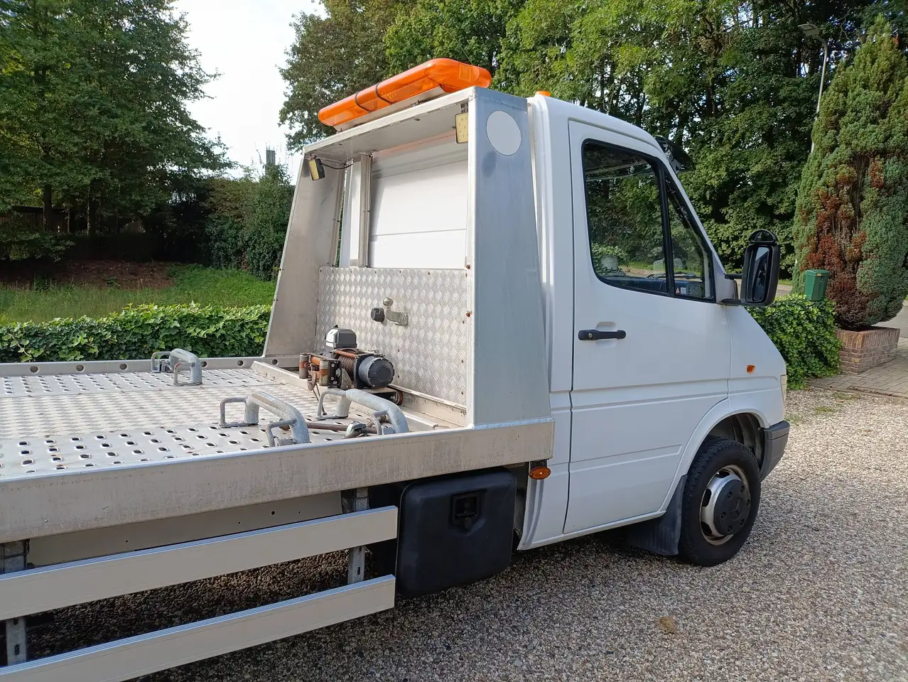Mercedes-Benz Sprinter 412 D | UNIEKE Oprijwagen | Automaat | 168.000km | Historie Airport Ground Support | Luchtvering, foto 11