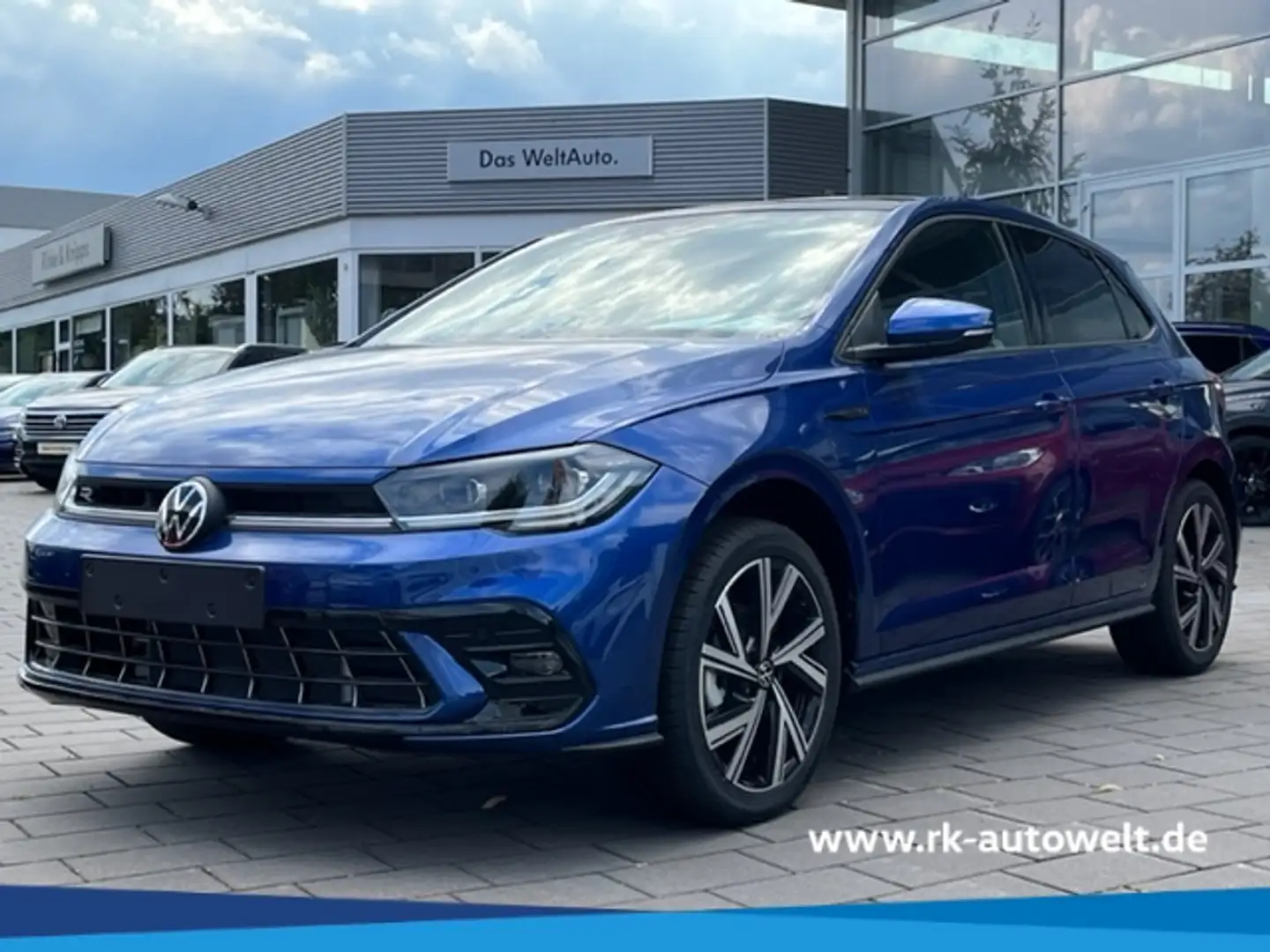 Volkswagen Polo 1.0 TSI DSG R-Line Navi LED Pano Kamera Fernlichta Albastru - 1