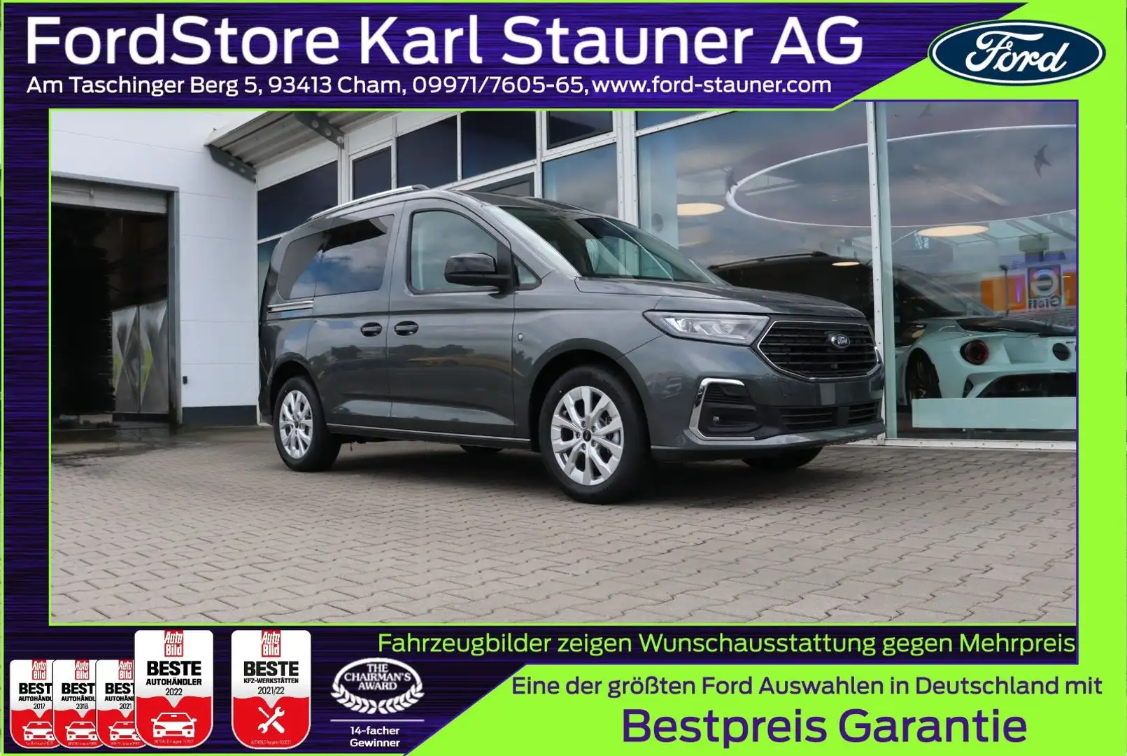 Ford Tourneo Connect Titanium 1.5 EcoB. L1 neu Modell Weiß - 1