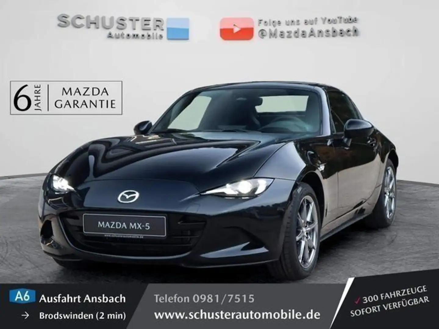 Mazda MX-5 RF Exclusive-Line Matrix/BOSE/Navi/Kamera/L Zwart - 1