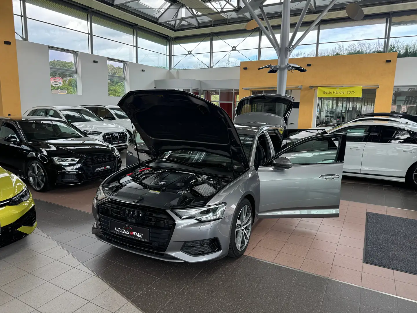 Audi A6 50 TDI quattro S line sport B&O Luft S-Sitze 360 Gris - 2