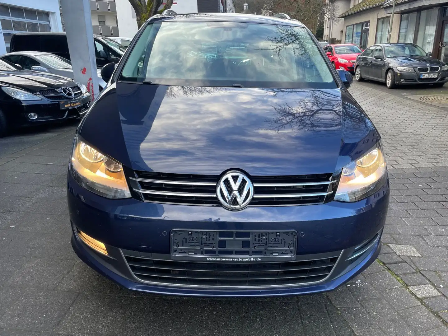 Volkswagen Sharan Highline 1.4,AHK,Standheizung,PDC v&h Blau - 2