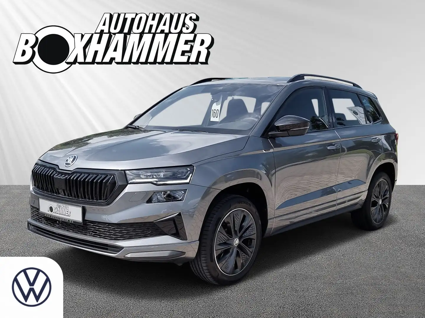 Skoda Karoq 1,5 TSI DSG Sportline AHK+RFK+LED Gris - 1