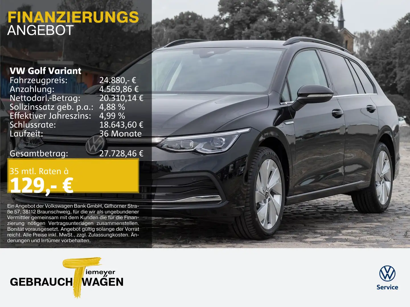 Volkswagen Golf Variant 2.0 TDI DSG STYLE NAVI LED KAMERA S Schwarz - 1