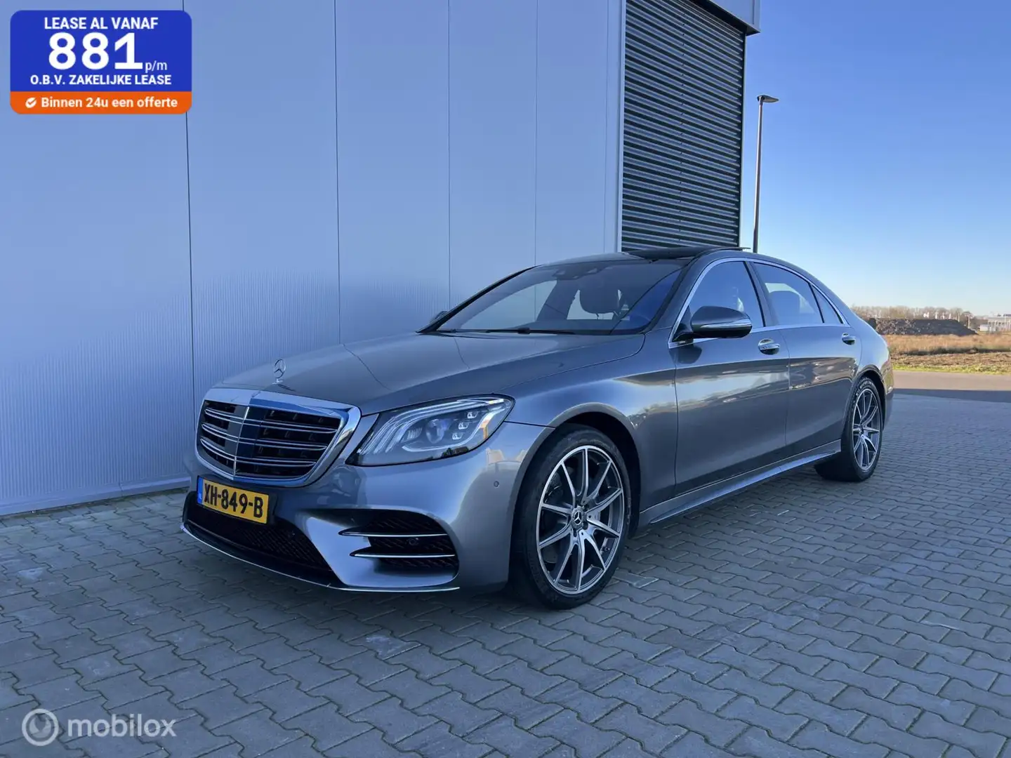 Mercedes-Benz S 400 400D AMG 4Matic Lang Plus Gris - 1