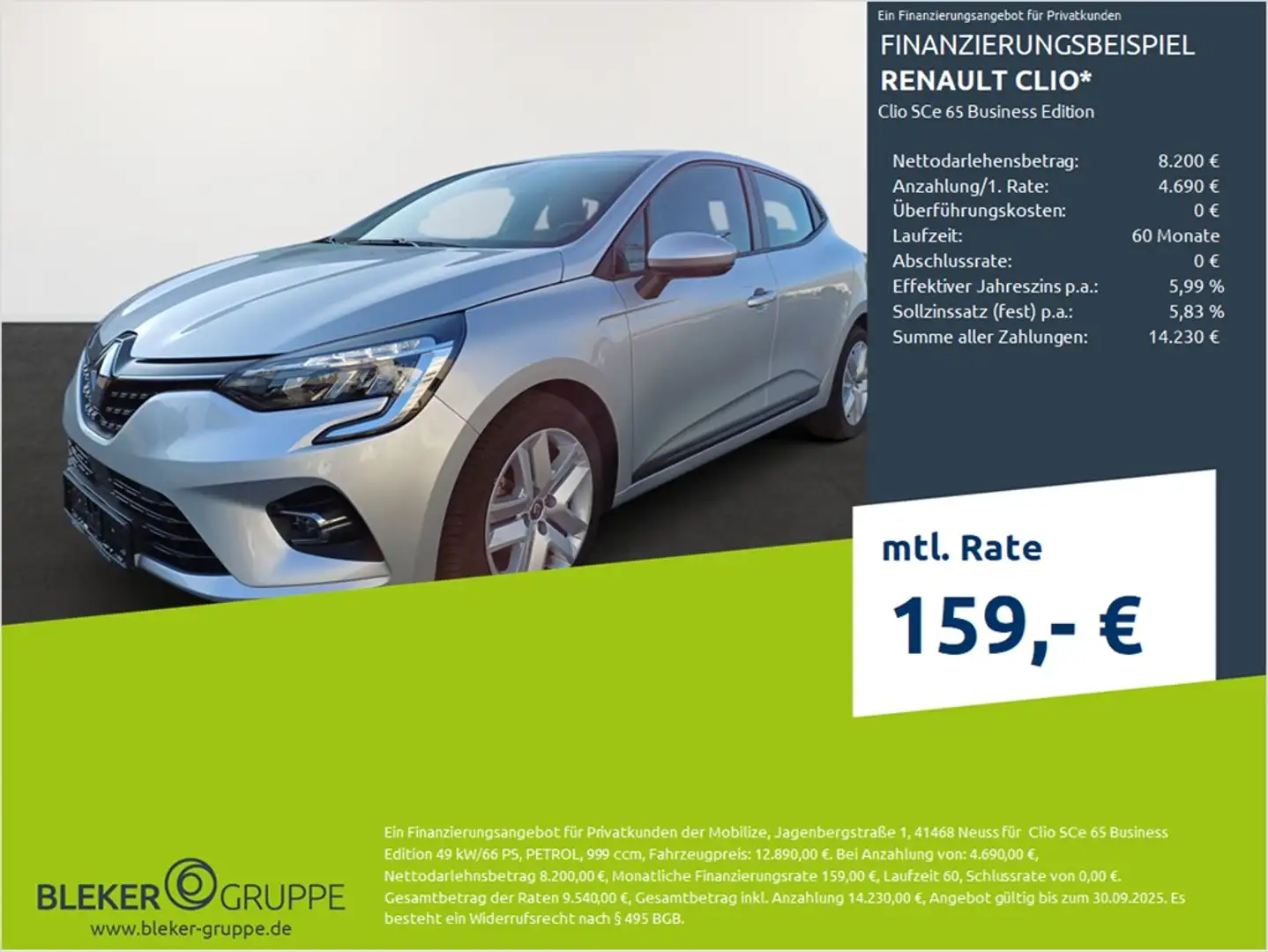 Renault Clio Clio SCe 65 Business Edition Gris - 1