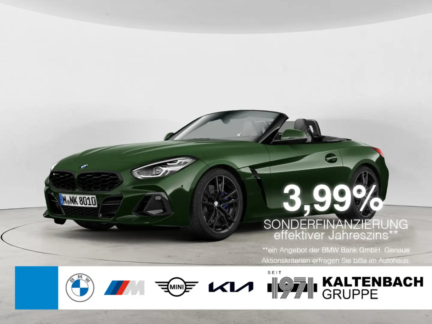 BMW Z4 40i NAVI HUD H/K LED KAMERA LEDER KEYLESS Grün - 1