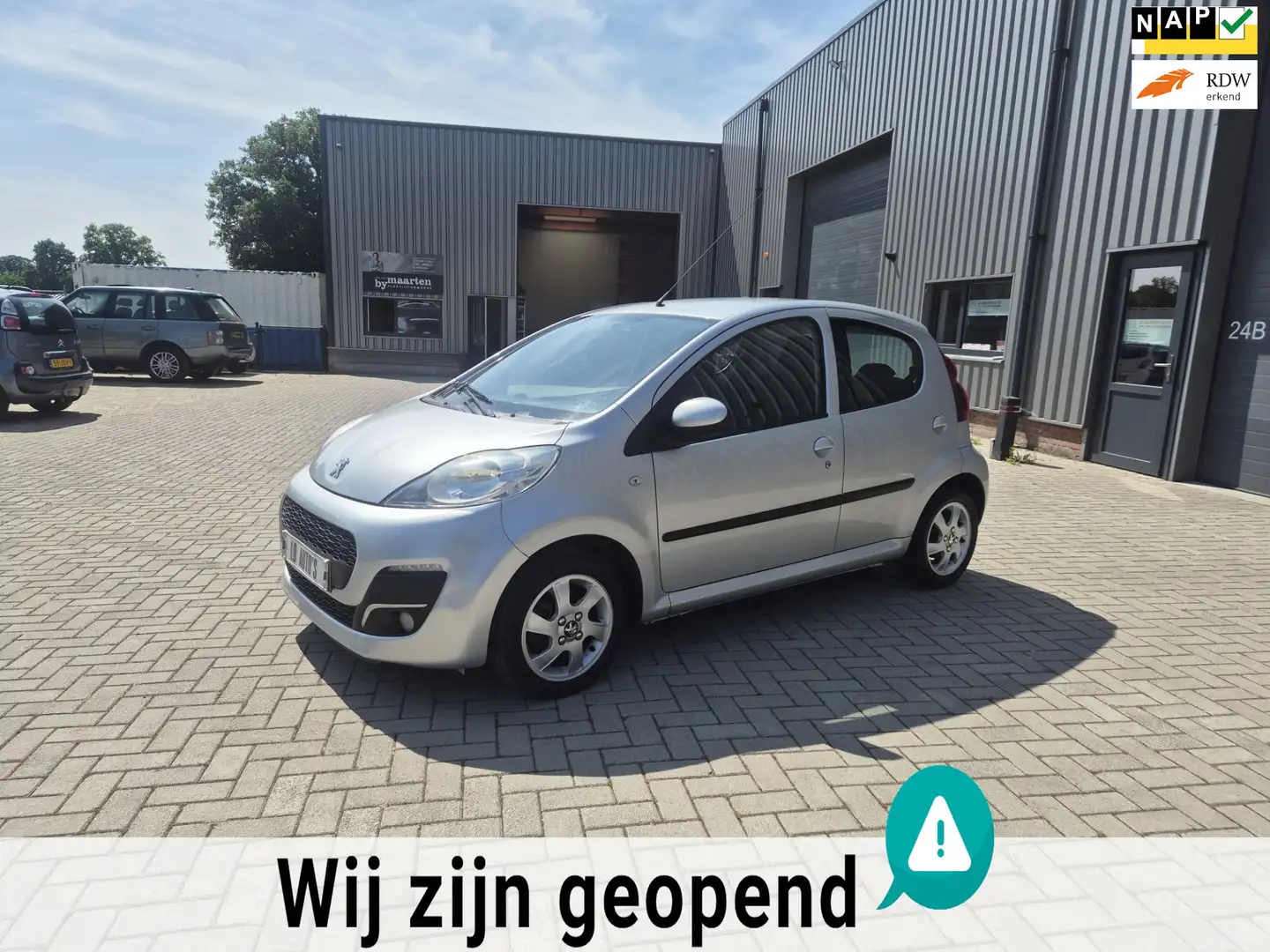 Peugeot 107 1.0 Active TOP OCCASION 2e EIGENAAR Gris - 1