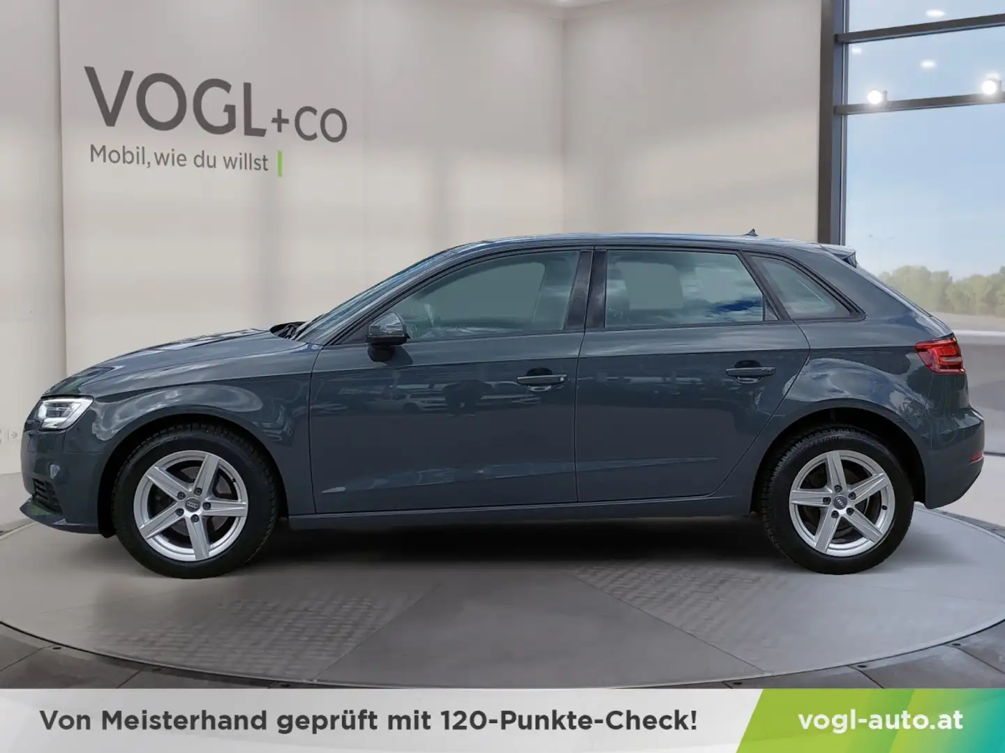 Audi A3 Sportback 1,6 TDI S-tronic Grau - 2