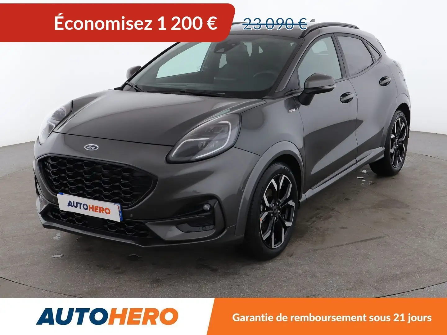 Ford Puma 1.0 EcoBoost Hybrid mHEV ST Line X DCT7 Noir - 1