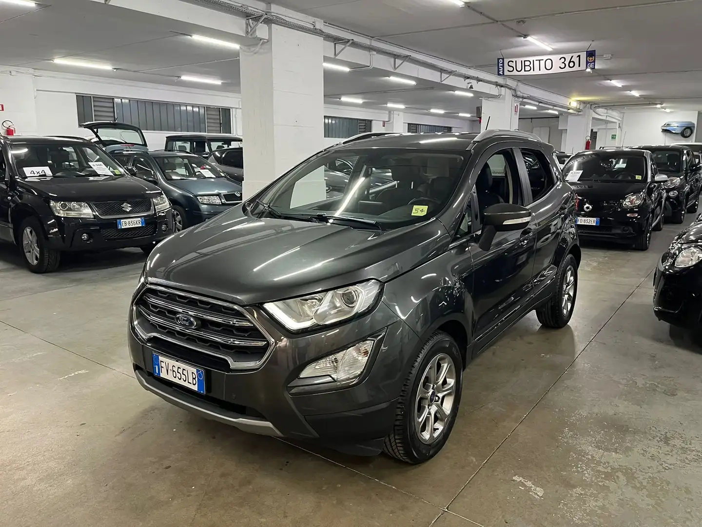 Ford EcoSport 1.0  Titanium 100cv unico proprietario! Grigio - 1