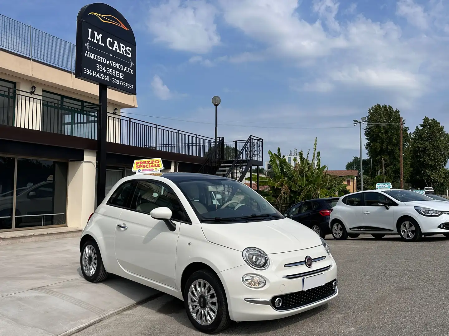 Fiat 500 1.2 Lounge 69cv Bianco - 1