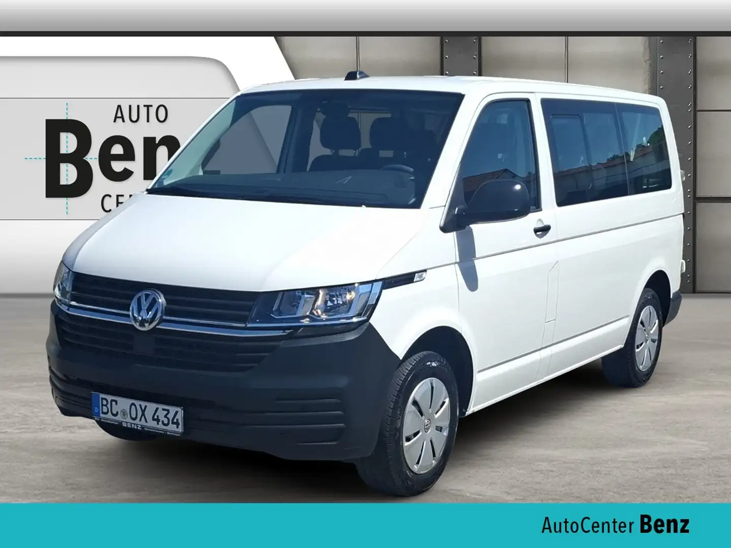 Volkswagen T6.1 Kombi KR 2.0 TDI DSG *9-SITZER*3-3-3*APP* Klima Weiß - 1