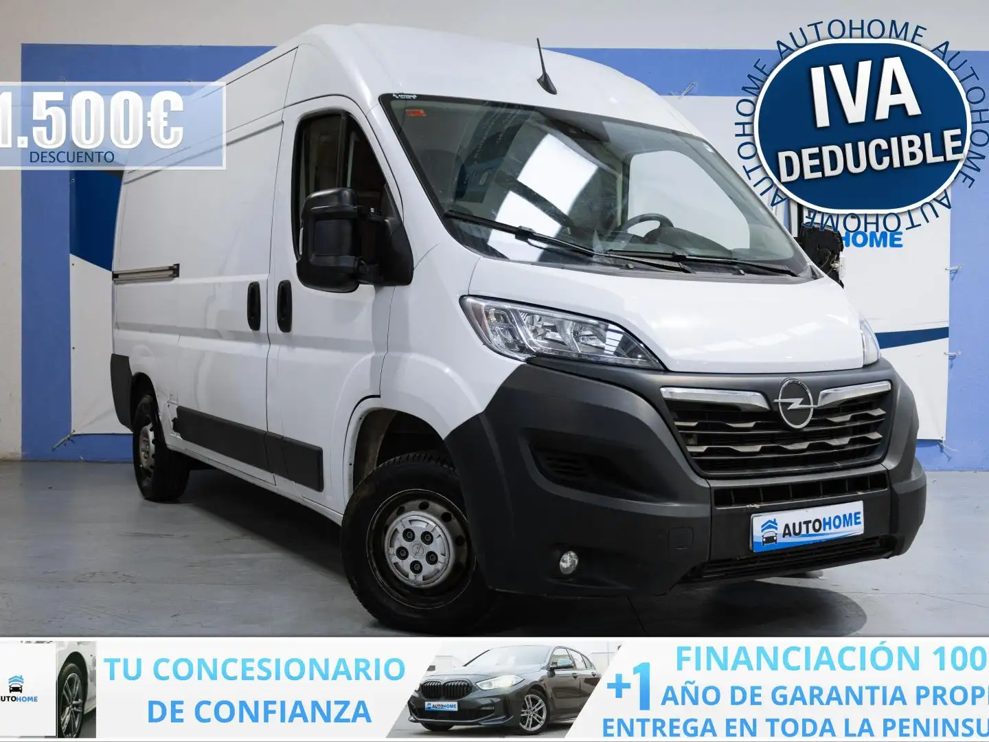 Opel Movano Fgón.DC Base L2H2 3.5T 2.2 BlueHDi 103kW Blanc - 1