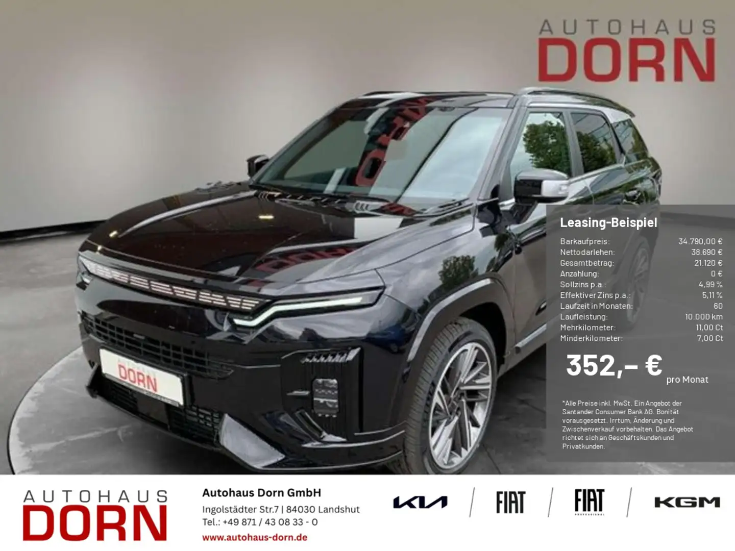 KGM Actyon Core 1.5 AT6 2WD Schwarz - 1