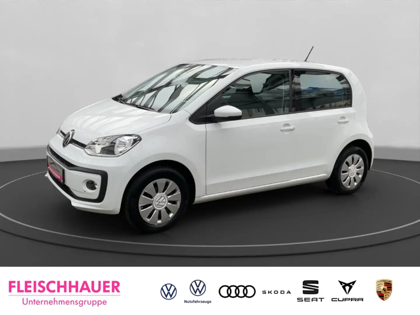 Volkswagen up! Basis EU6d 1.0 move DAB SHZ Rückfahrkam. Temp PDC Weiß - 1