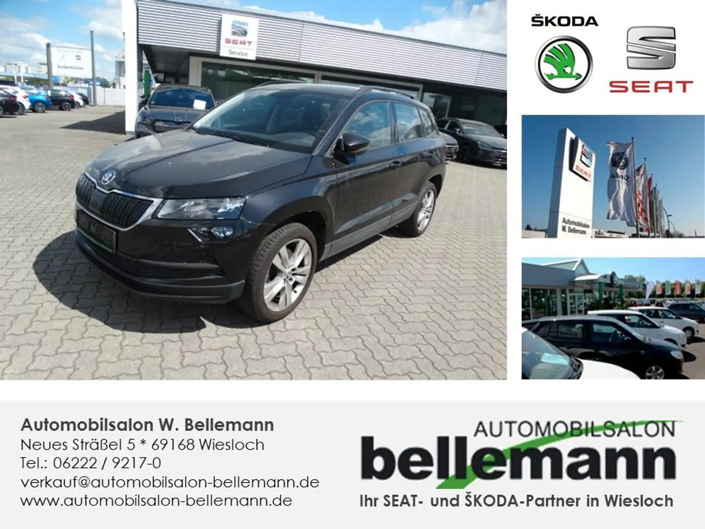 Skoda Karoq Style 2.0 TDI *AHK*Bolero*Sitzheizung* Noir - 1