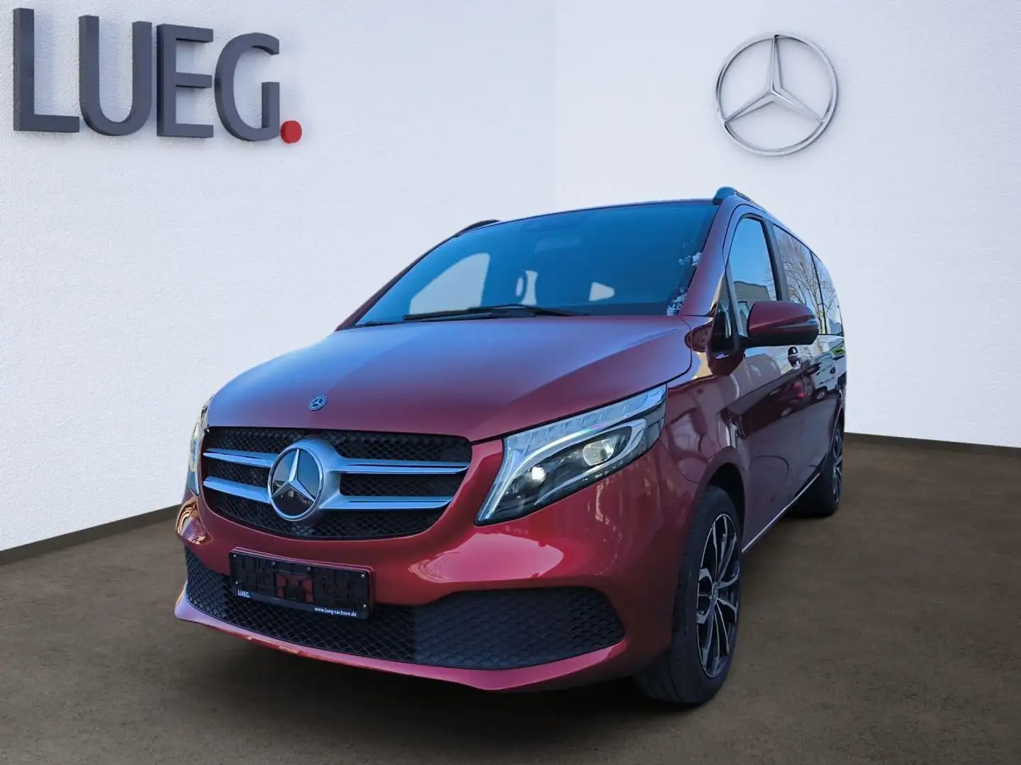 Mercedes-Benz V 250 d 4MATIC EDITION Lang Červená - 1