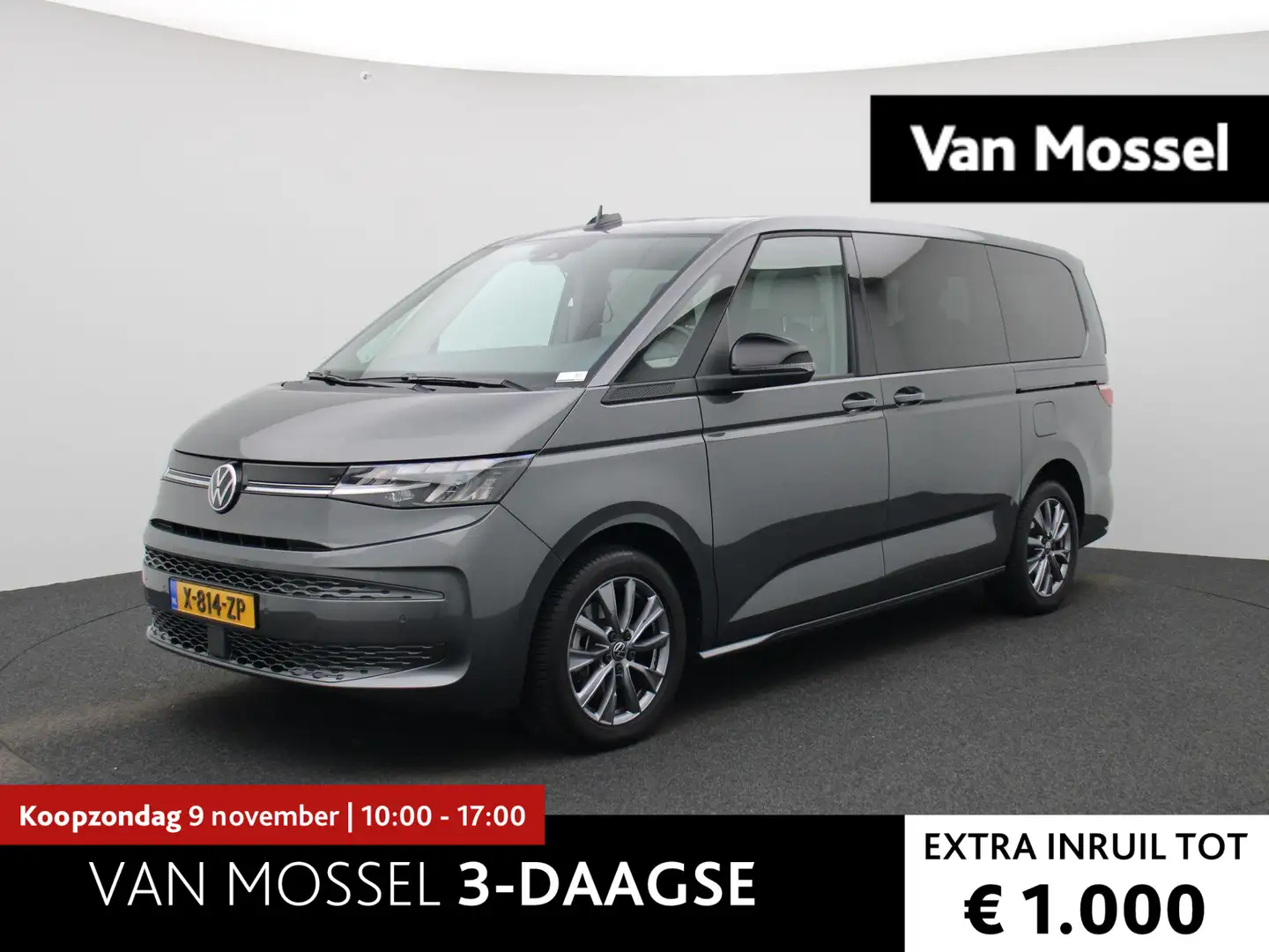 Volkswagen T7 Multivan 1.4 eHybrid L2H1 Life 218 PK | 18 inch velgen | Au Gris - 1