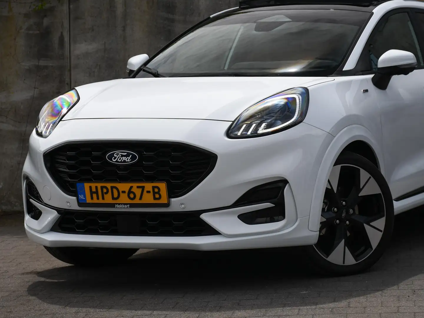 Ford Puma ST-Line X 1.0 EcoBoost Hybrid 155pk Automaat SCHUI Weiß - 2