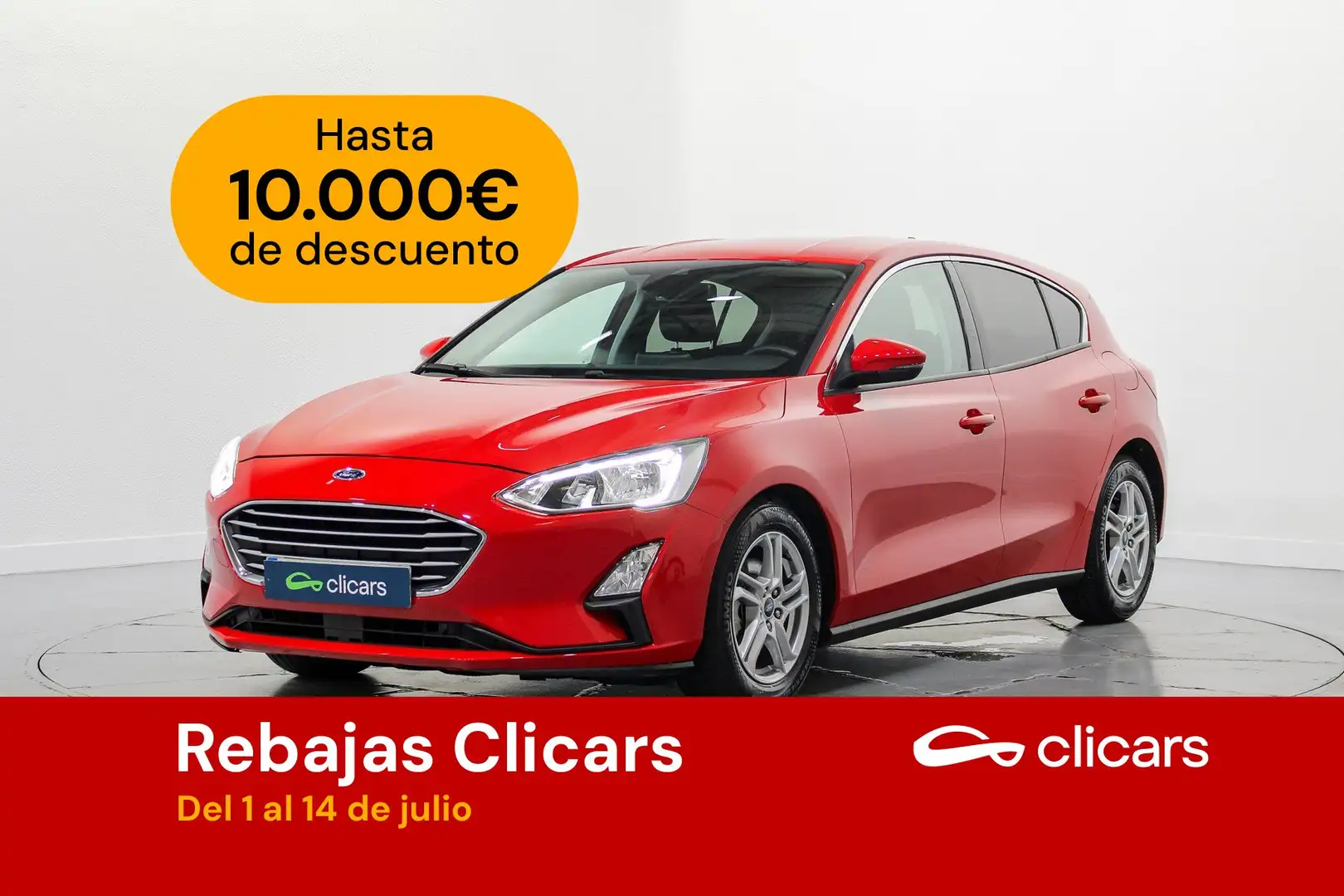 Ford Focus 1.5Ecoblue Trend Edition 95 Rojo - 1