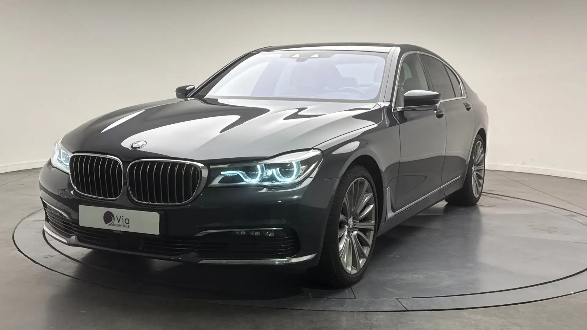 BMW 730 730 d - 265  carbon core - toit ouvrant Bleu - 1