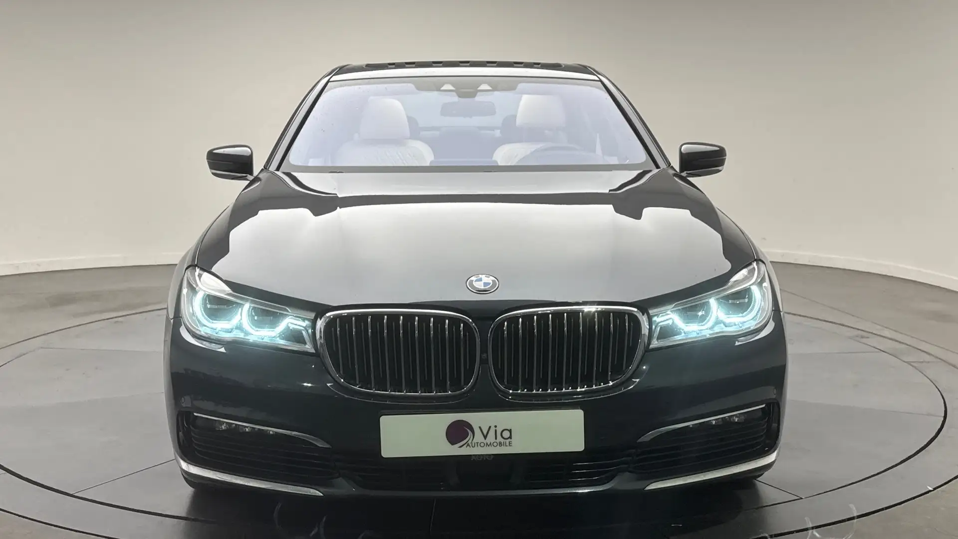 BMW 730 730 d - 265  carbon core - toit ouvrant Bleu - 2