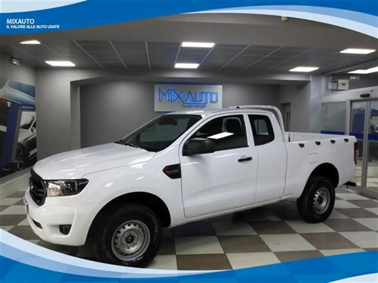 Ford Ranger Super CAB XL 2.0 TDCI 170cv 4WD N1 EU6D-Temp Blanc - 1