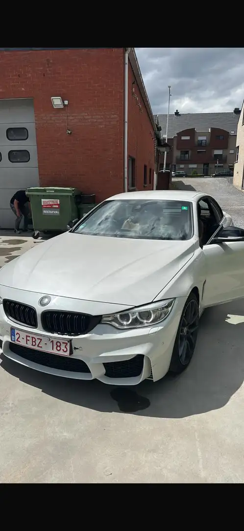BMW 420 420d Cabrio / Blanc - 1