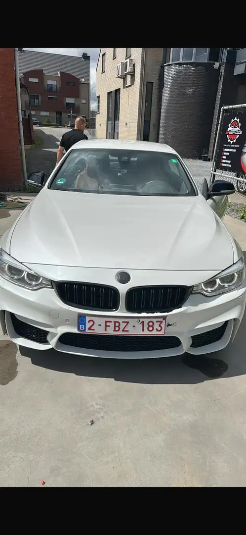BMW 420 420d Cabrio / Blanc - 2