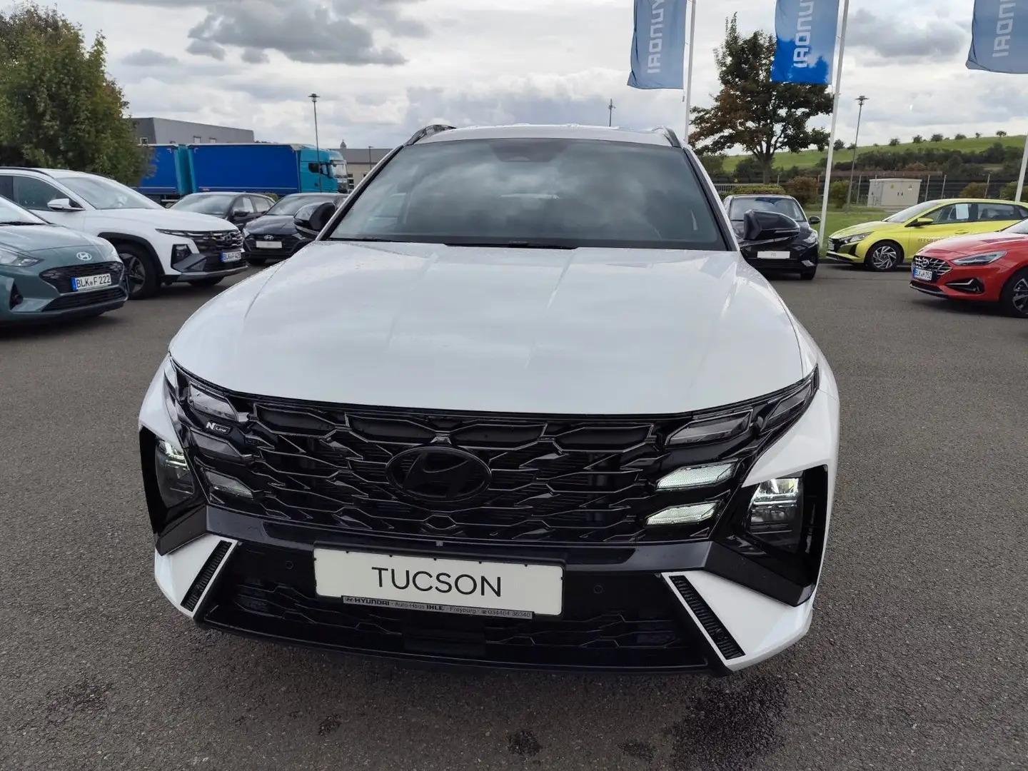 Hyundai TUCSON 1.6 T-GDI N Line 7-DCT Weiß - 2