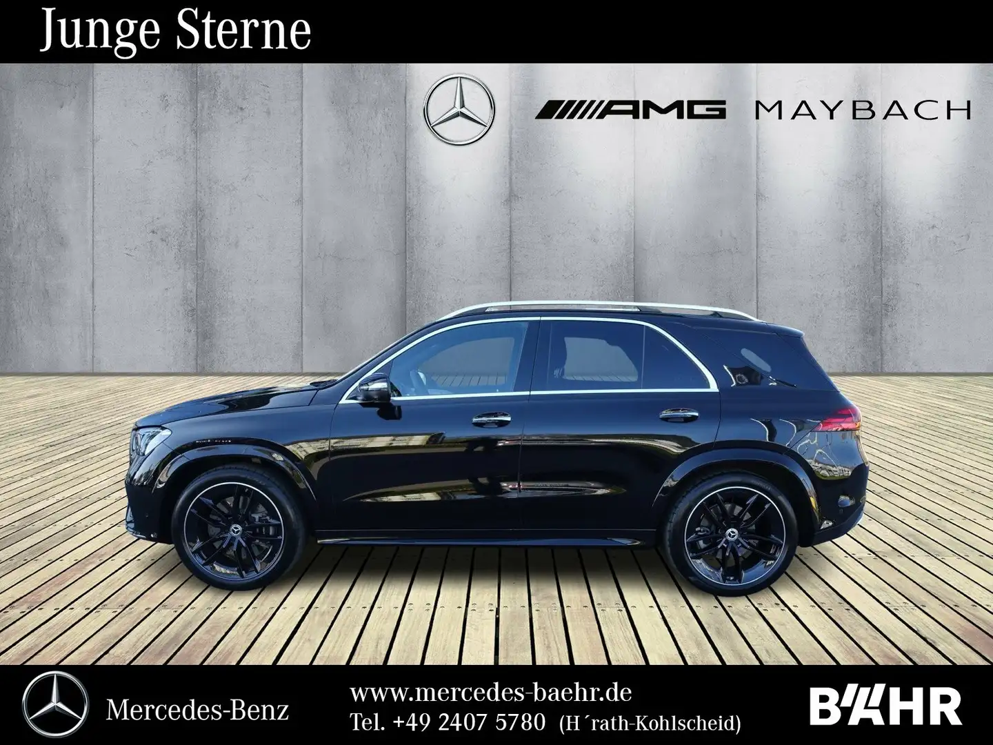 Mercedes-Benz GLE 450 GLE 450 d 4M AMG/Pano/AHK/Multibeam/Airmatic/360 Schwarz - 2