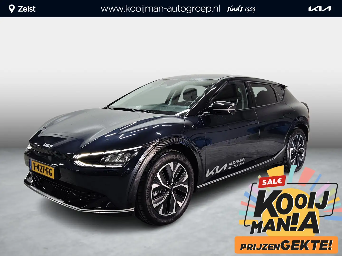 Kia EV6 Plus 77.4 kWh Warmtepomp | Stoelverwarming en vent Bleu - 1
