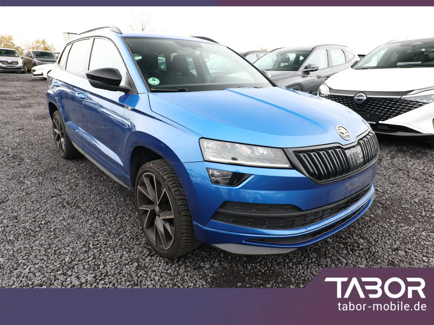Skoda Karoq 2.0 TDI 150 Sportline LED Nav Pano eHk ViC Blau - 2