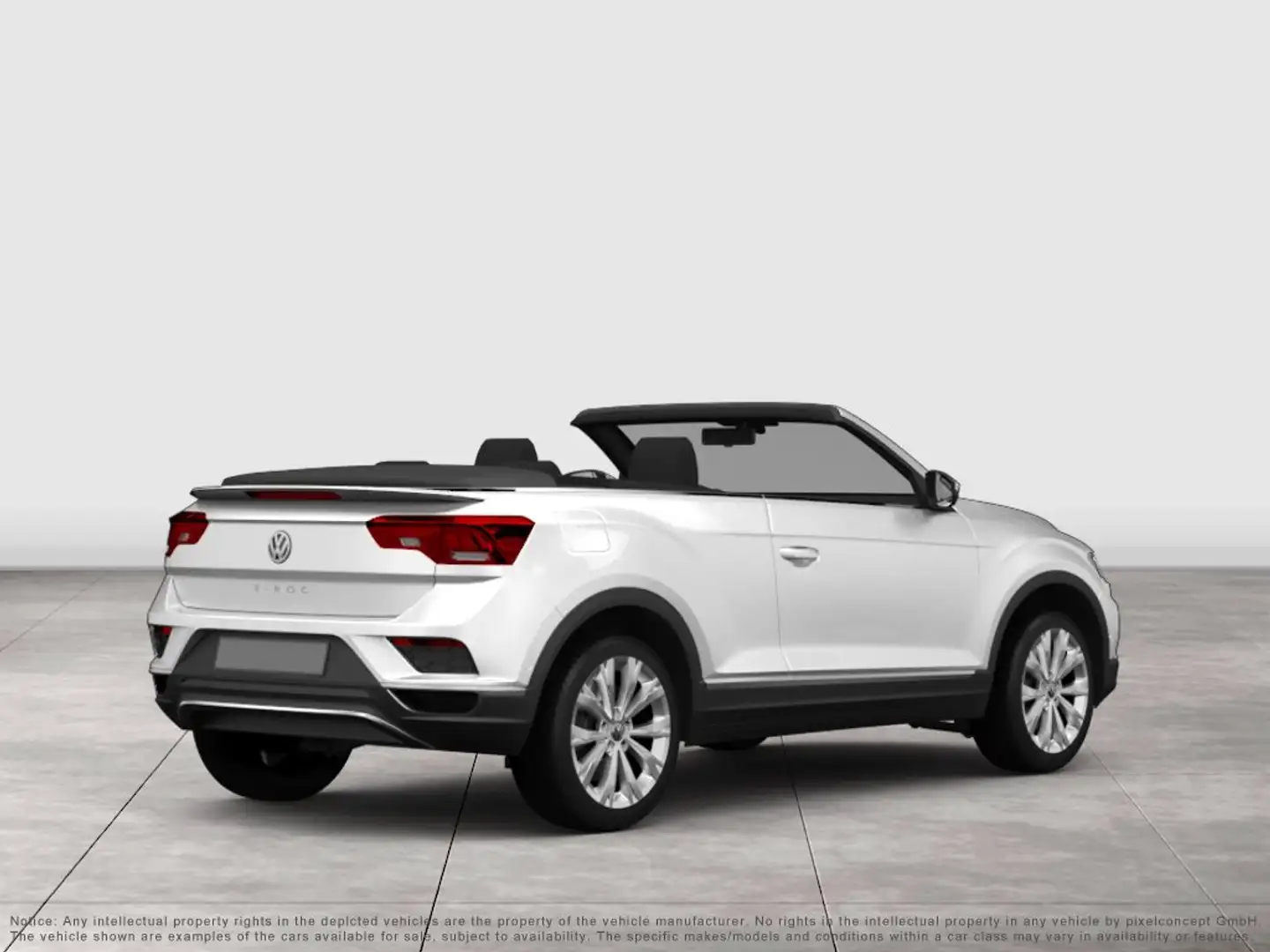 Volkswagen T-Roc Cabriolet 1.5 TSI Style Nav LED PDC Klima Weiß - 2